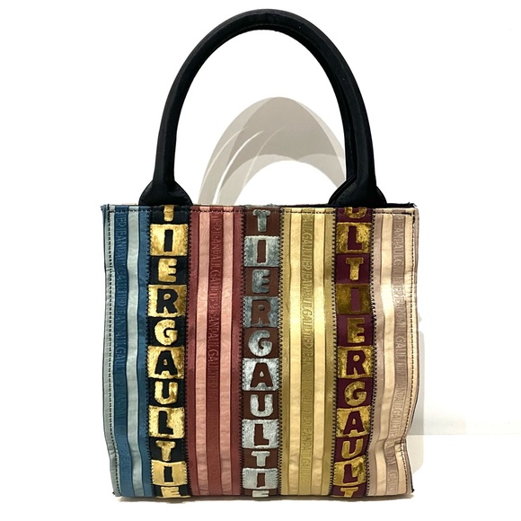 Vintage Jean Paul Gaultier Logo Mini Tote Bag - Picture 2 of 9